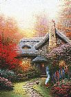 Autumn at Ashley's Cottage by Thomas Kinkade